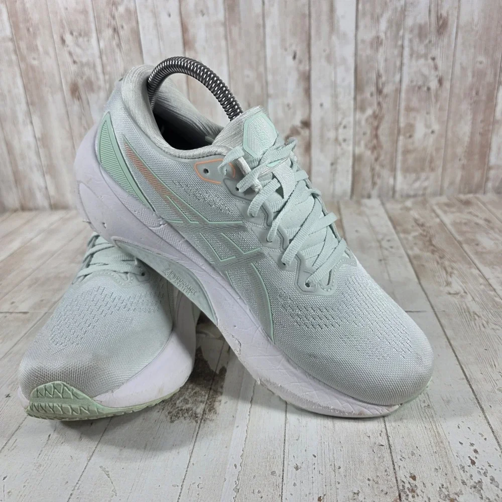ASICS GEL-Kayano 30 Women Running Shoes Mint Green 1012B357 Size 9 US
